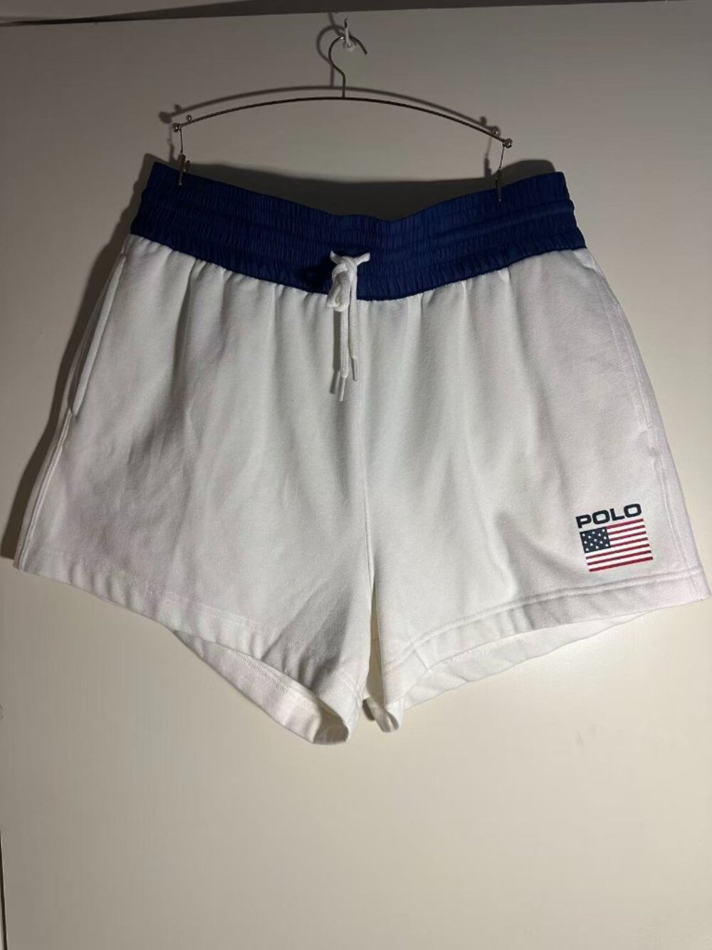 Polo Ralph Lauren Shorts Womens Large White USA Flag